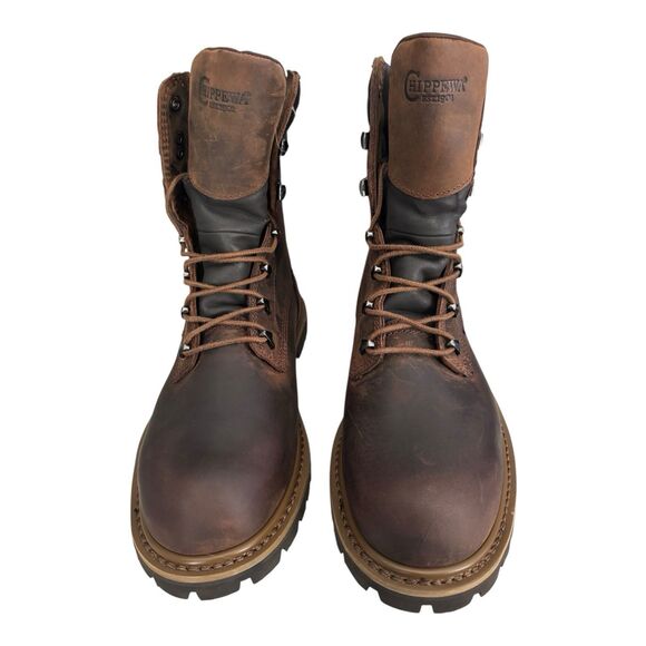 Chippewa 55069 Birkhead 8” Work Boots Men’s 9.5 XW Leather Waterproof Steel Toe main image 6